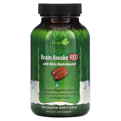 Brain Awake Red, 60 мягких капсул с жидкостью