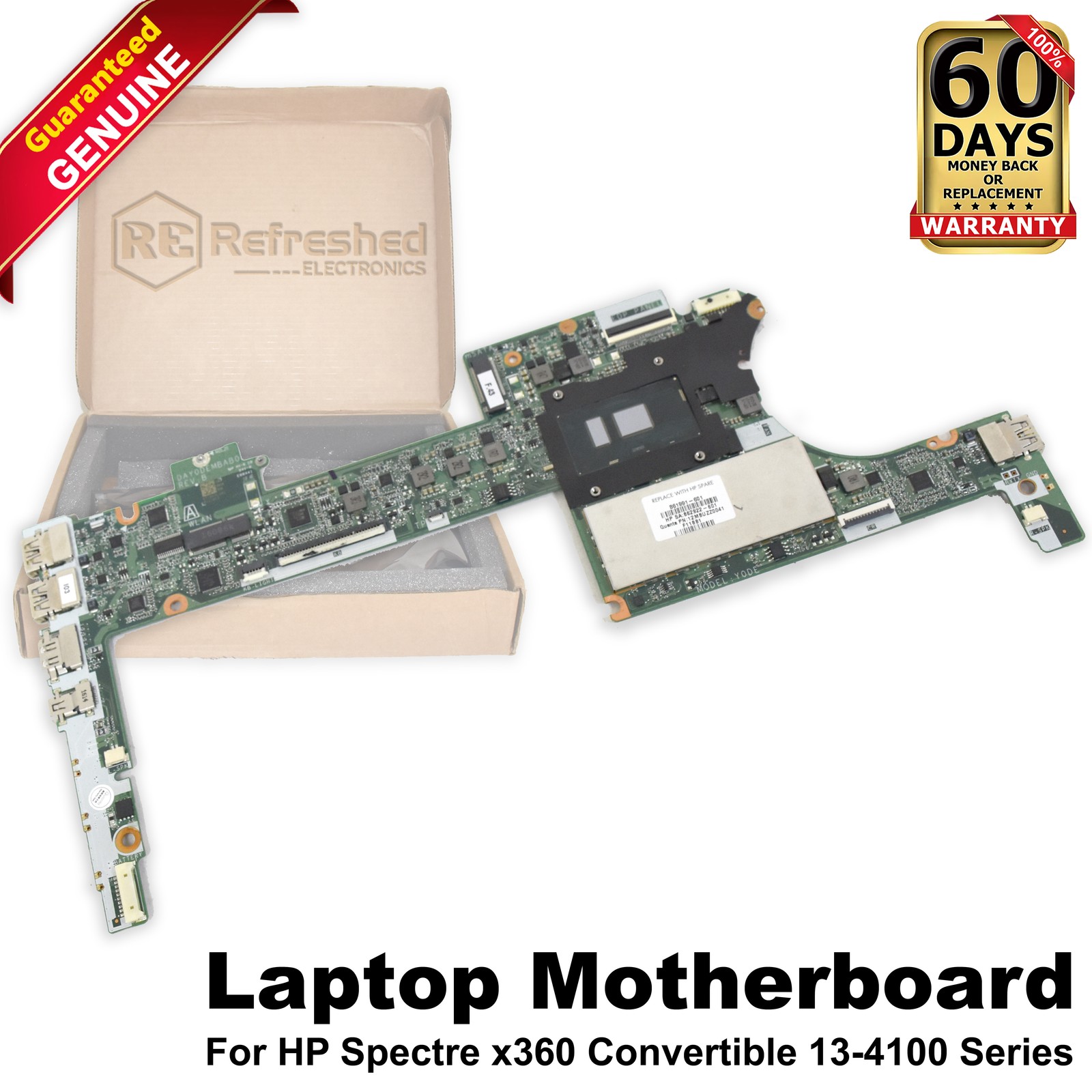 HP Spectre x360 13T-4200 i5-6200U 2.3GHz 8GB Laptop Motherboard 861991-001 - Picture 1 of 6