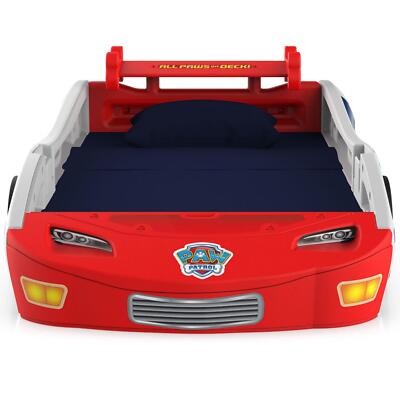 Kids Nick Jr. PAW Patroller Car Twin Bed Children's Bedroom Furniture