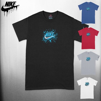 T-Shirt, NIKE Colorful Graphic Design, Men/Women Tee