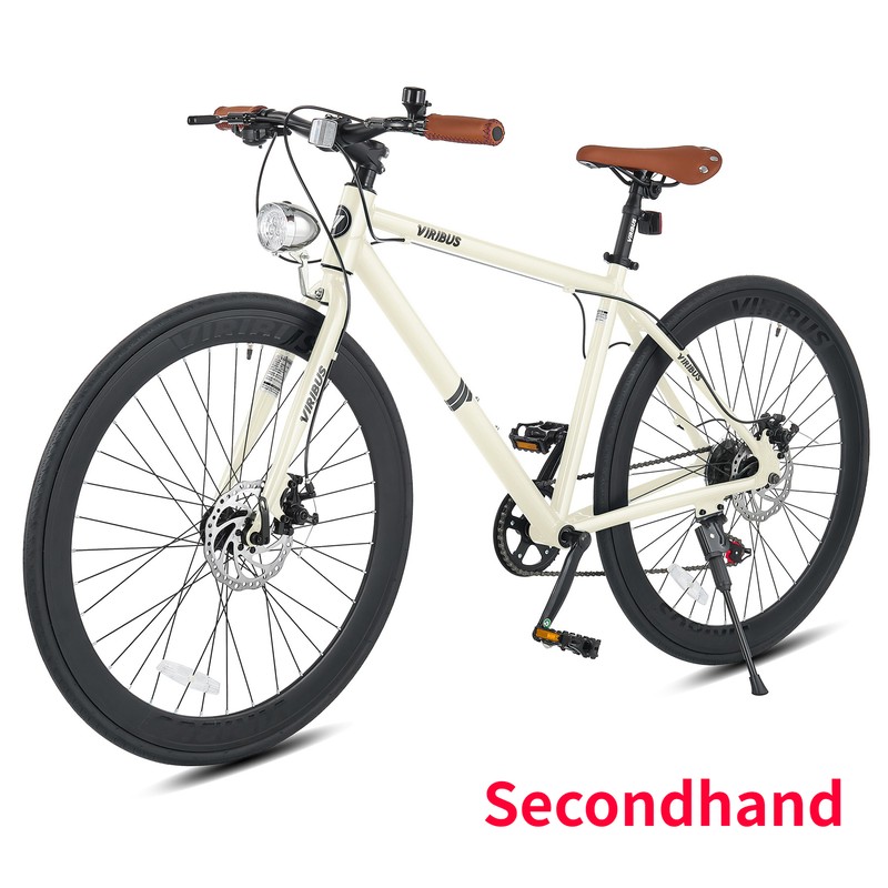 Secondhand Vintage Hybrid Bike 700c Road City Bike w Dual Di