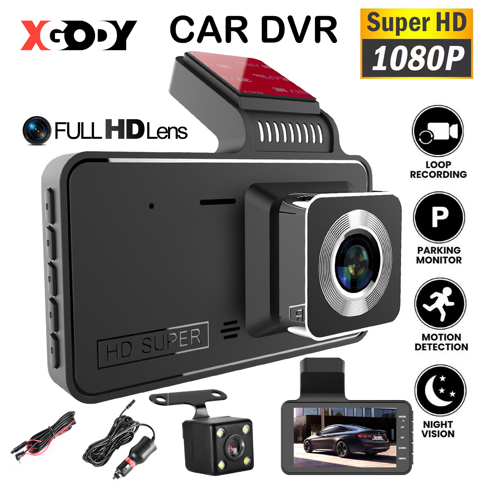 Front And Rear Car Crush Camera