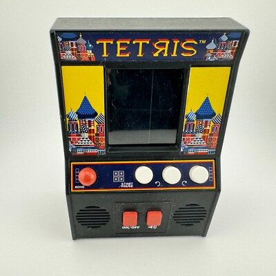 TETRIS Mini Arcade Game Classic Arcade Electronic Video Handheld Game WORKS