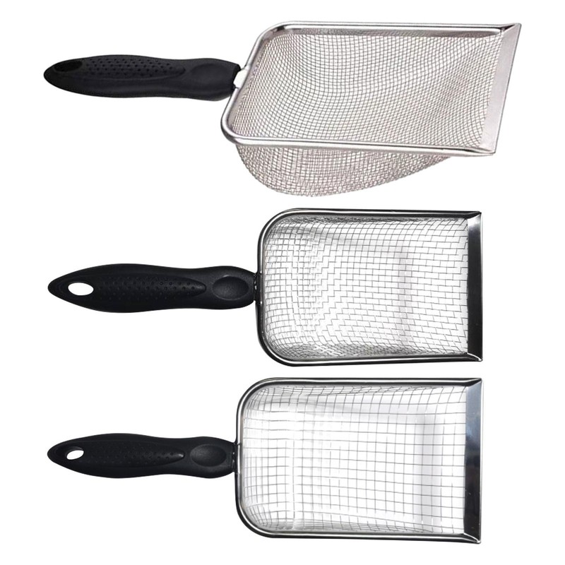 Metal Cat Litter Scooper Scoop Sifter Deep Shovel Cleaner Tool For Litter Box