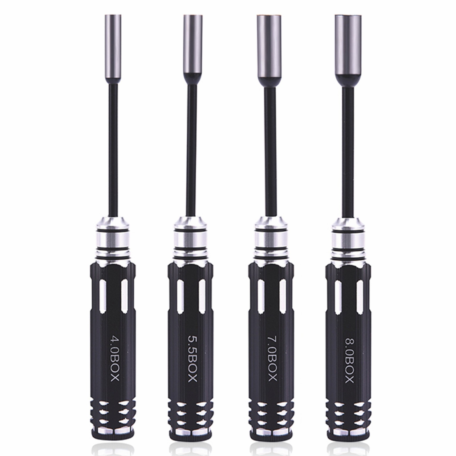 4pcs Hex Nut Driver Set 4.0MM, 5.5MM, 7.0MM, 8.0MM