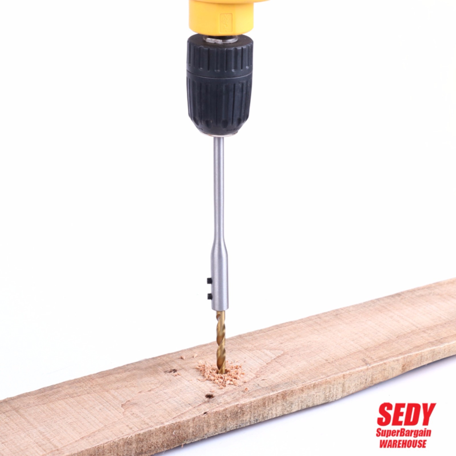 Drill Extension 12" & 6" Flat Spade Wood Drill Extension Bar Set Drill