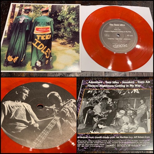 THE TEEN IDLES Anniversary 7” Red Vinyl-Minor Threat The