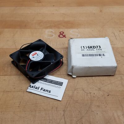 Dayton 6KD73 DC Axial Fan, 44CFM, RPM 2500, 0.11 Amps, 2.6 Watts, 24V - NEW