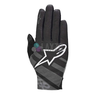 Alpinestars Racer Guanti Nero/Dark Shadow Medio - 2018 MTB Guanti