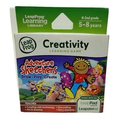 LeapFrog Adventure Sketchers CREATIVITY Learning Game LeapPad LeapsterGS **NEW**