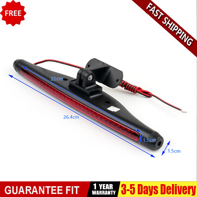 1× Universal 12V Red Car Auto LED High Mount Third 3RD Brake Stop Tail Light USA