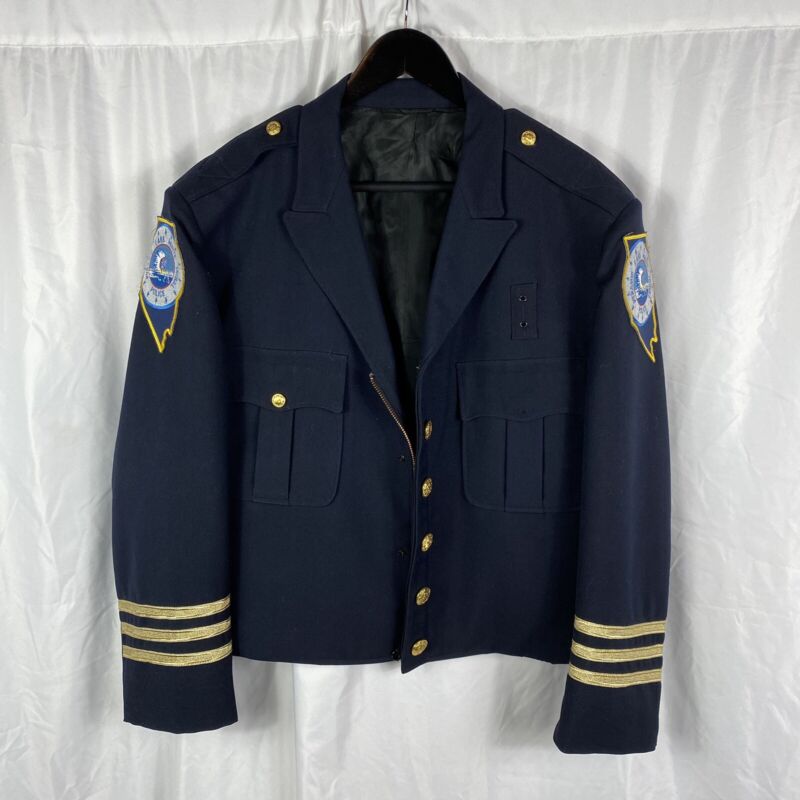 1960s Pyramid Lake Paiute Tribal Police Jacket Patched Uniform Nevada Playa