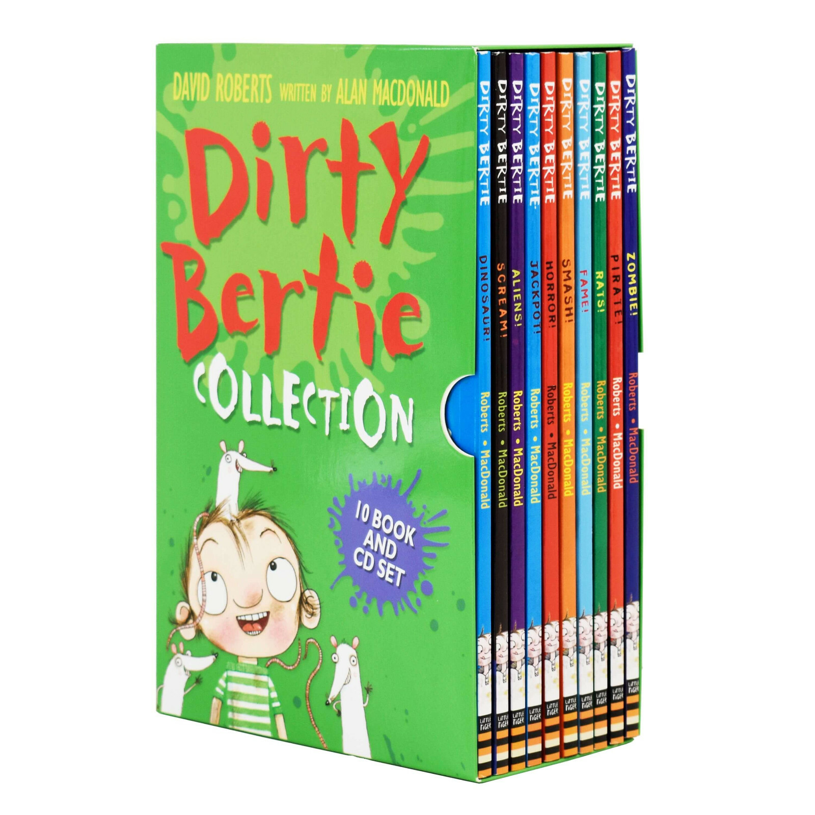 新品 dirty bertie 洋書 10冊セット Dirty Bertie Collection 10 Book And CD Set By David Roberts