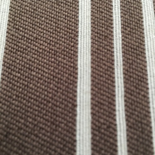 Upholstery Fabric Striped Brown Creamy Tan 3 YDS 56