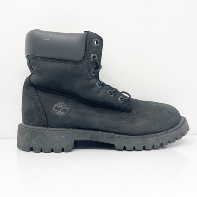 Timberland Boys Premium 12907 Черная повседневная обувь Кроссовки Размер 5 M