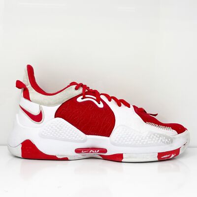 Мужские кроссовки Nike Paul George 5 TB DA7758-600 красные, размер 7,5, Красный, Paul George 5 TB