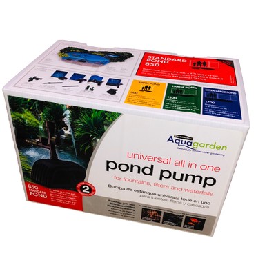 NEW 300 gal Pond Pump Pennington Aqua Garden 850 Universal All IN ONE
