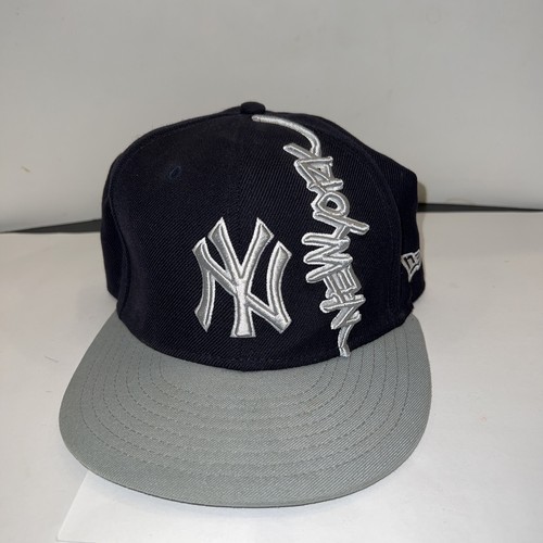 New York Yankees New Era Navy Blue Grey 59FIFTY Fitted Hat