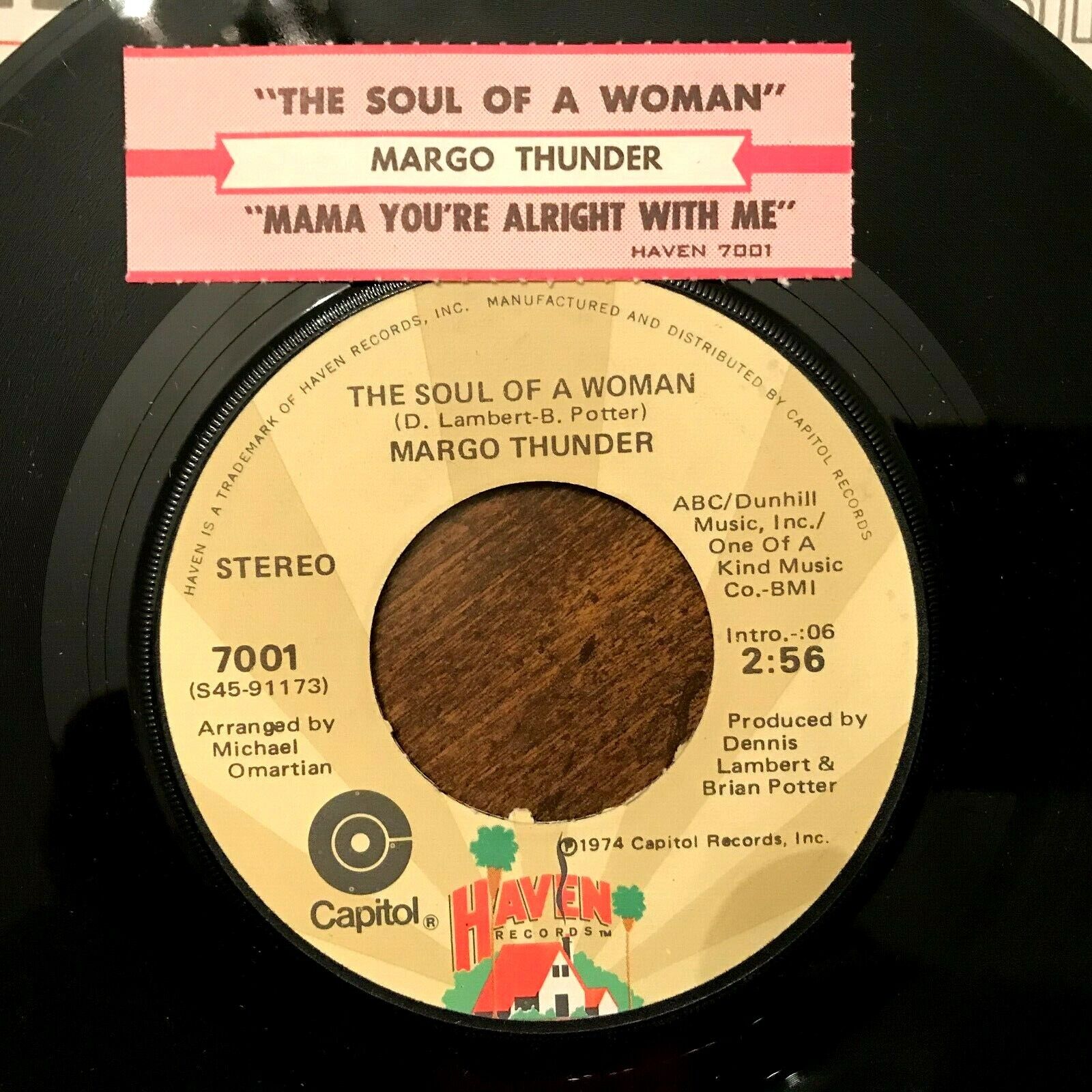 Margo Thunder The Soul of A Woman / Mama You're Alright With Margo Thunder The Soul of A Woman / Mama You're Alright With