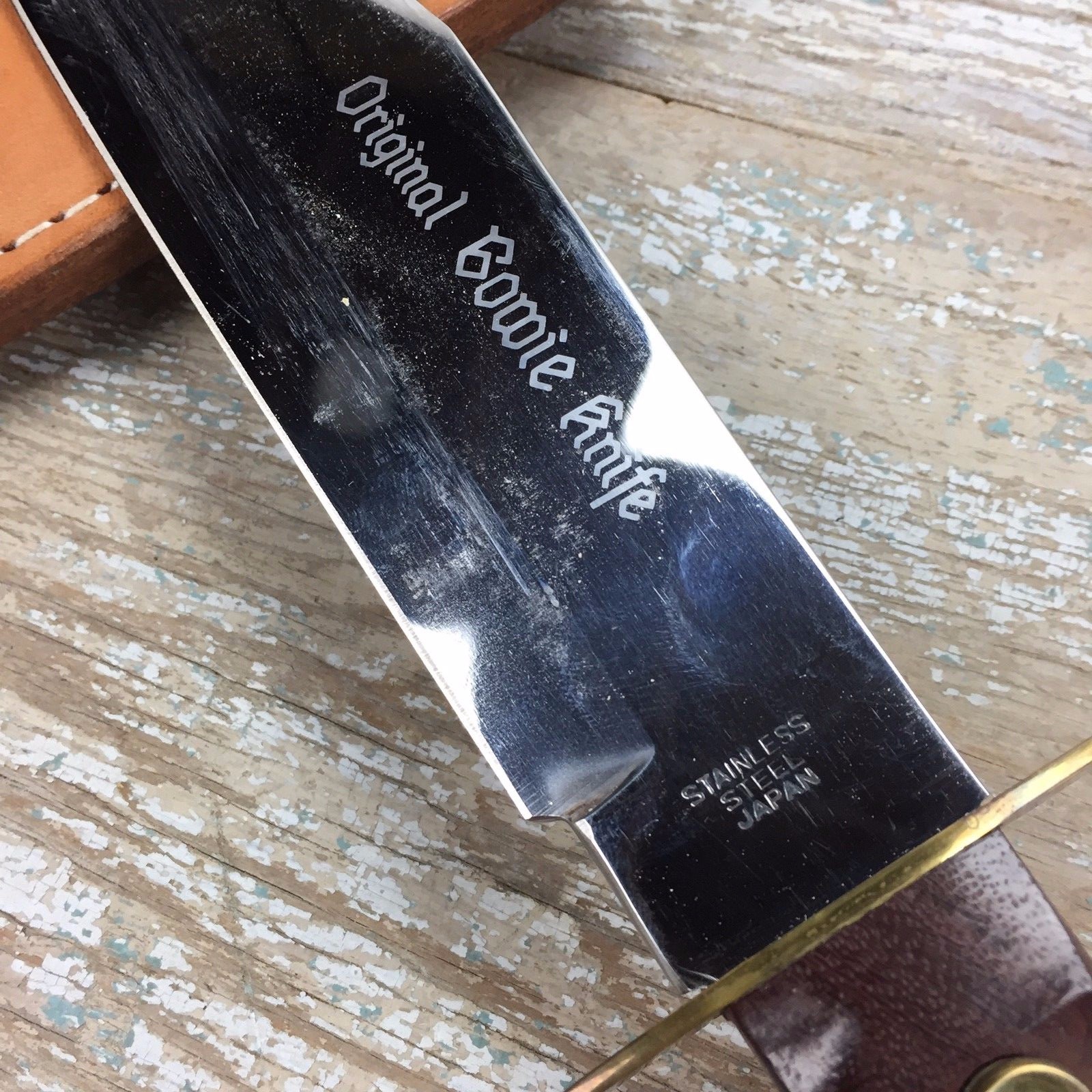 LARGE Original Bowie Knife Japan, w/Sheath,13