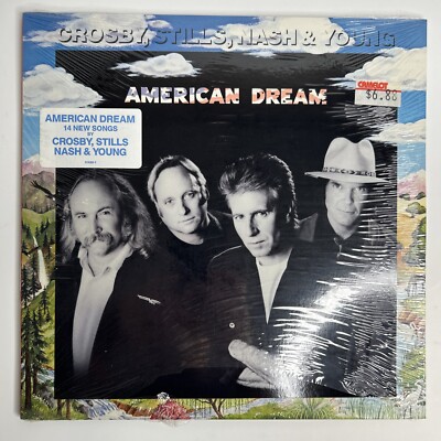 Crosby Stills Nash And Young American Dream Lp Vinyl 1988 factory sealed