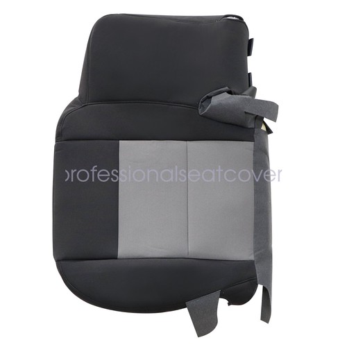 For 2003-2009 2010 2011 Ford Ranger Driver Bottom Cloth Seat Cover Black/Gray