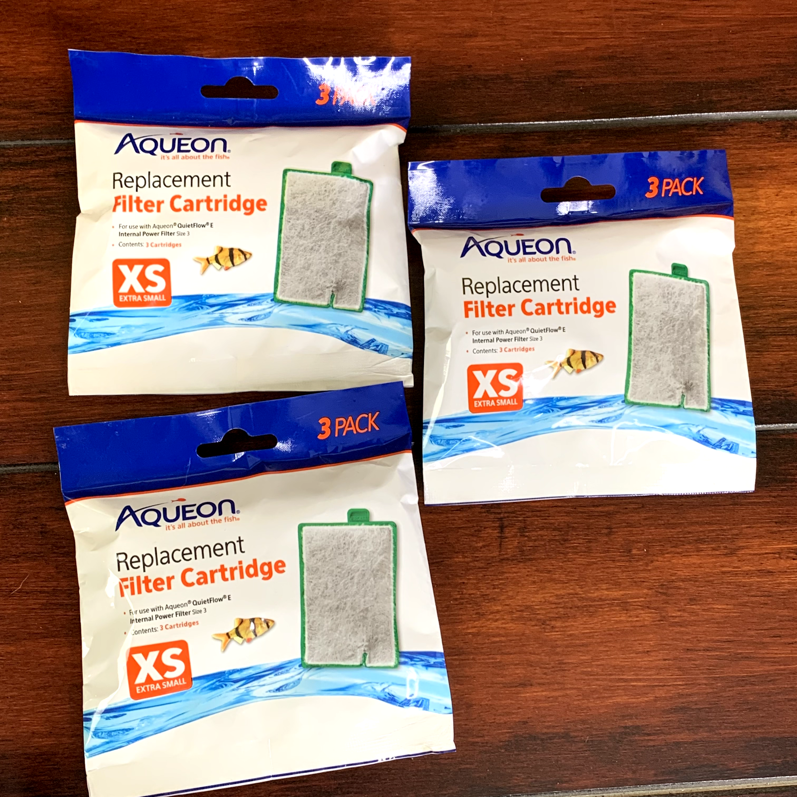 Cartridges, 3 Xs Cartridges Each (total 9 Ct)