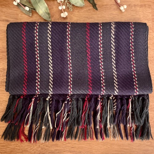 The J. Peterman Company Scarf 95% Wool 5% Silk Multicolor