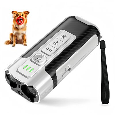 Ultrasonic Dog Bark Deterrent Devices - Barks No More Dog Training Device Grey
