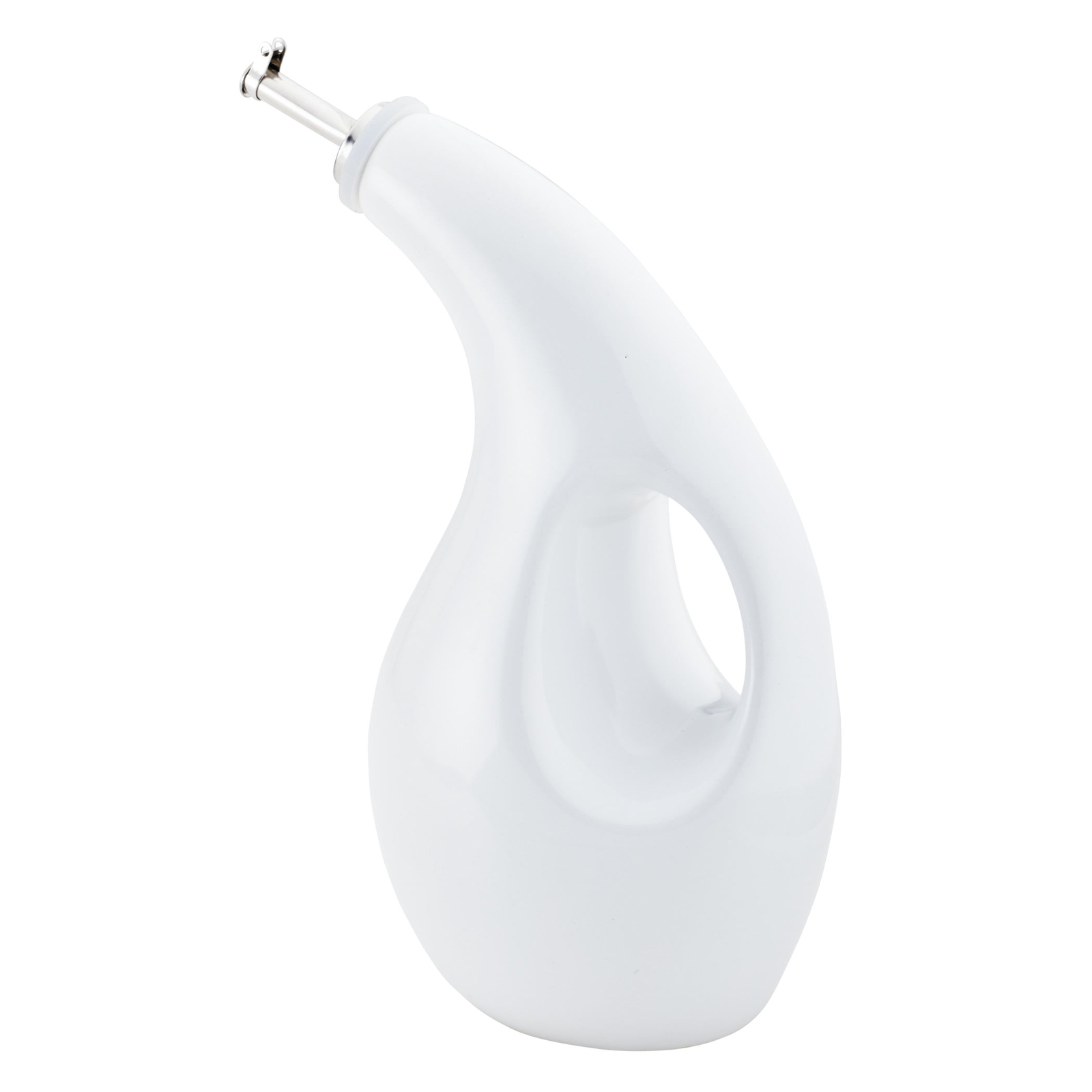 And Vinegar Dispensing Bottle, 24-ounce, White