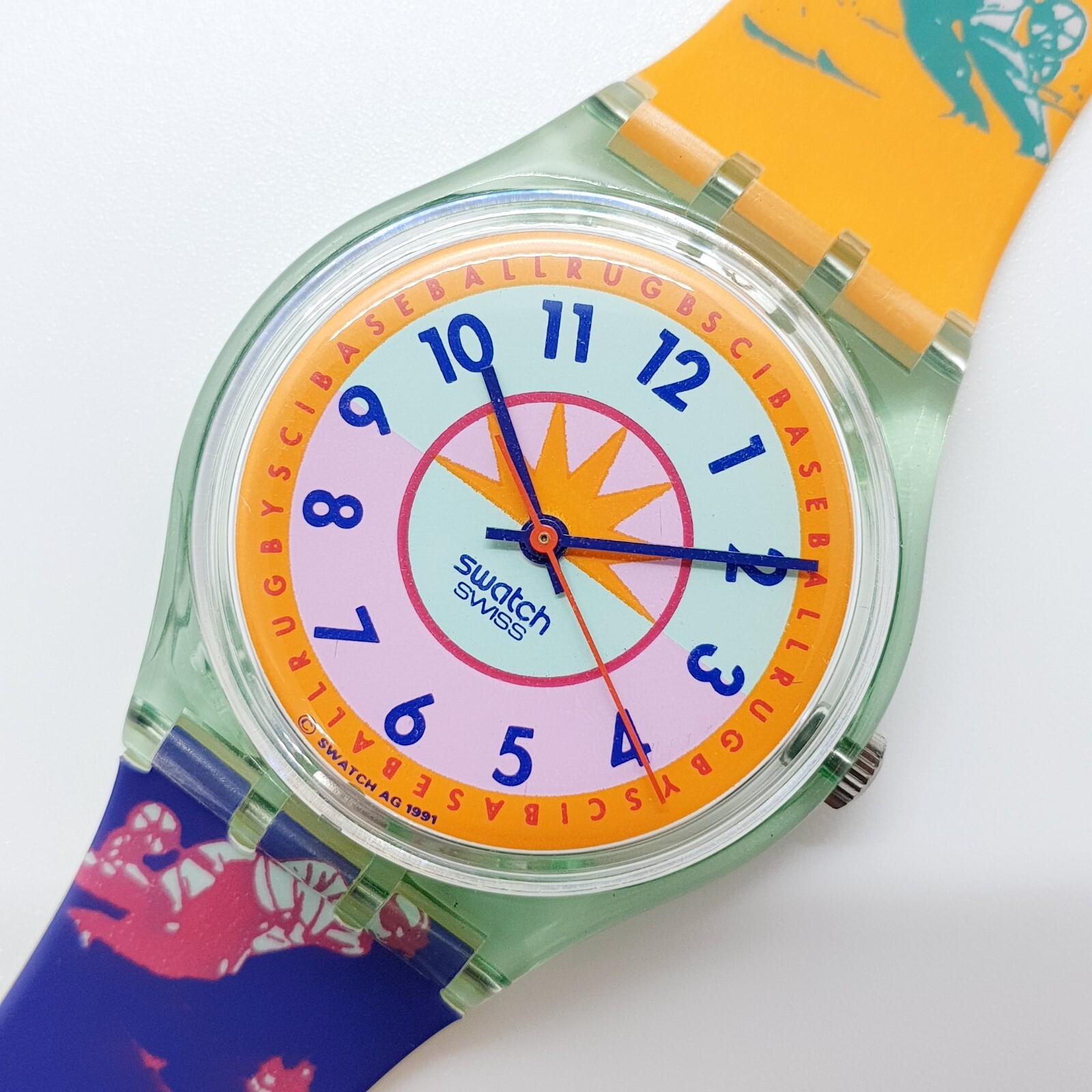 1992 Sun Hipster Swiss Made Swatch Watch for Men and Women