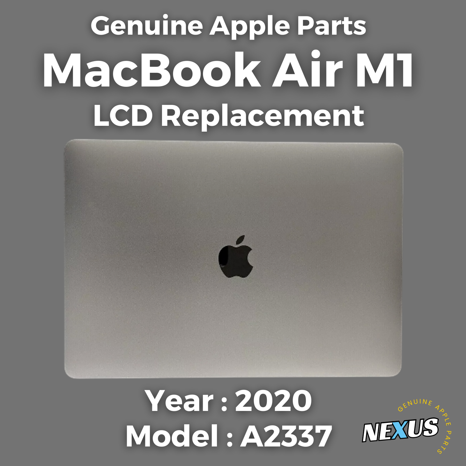 Apple MacBook Air 13” M1 2020 A2337 LCD Screen Display