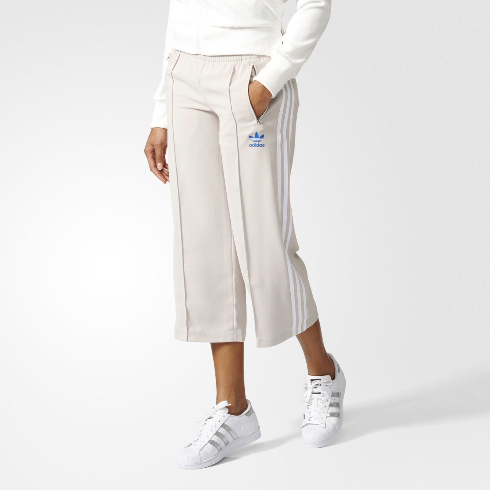 Adidas originals cropped pants sale