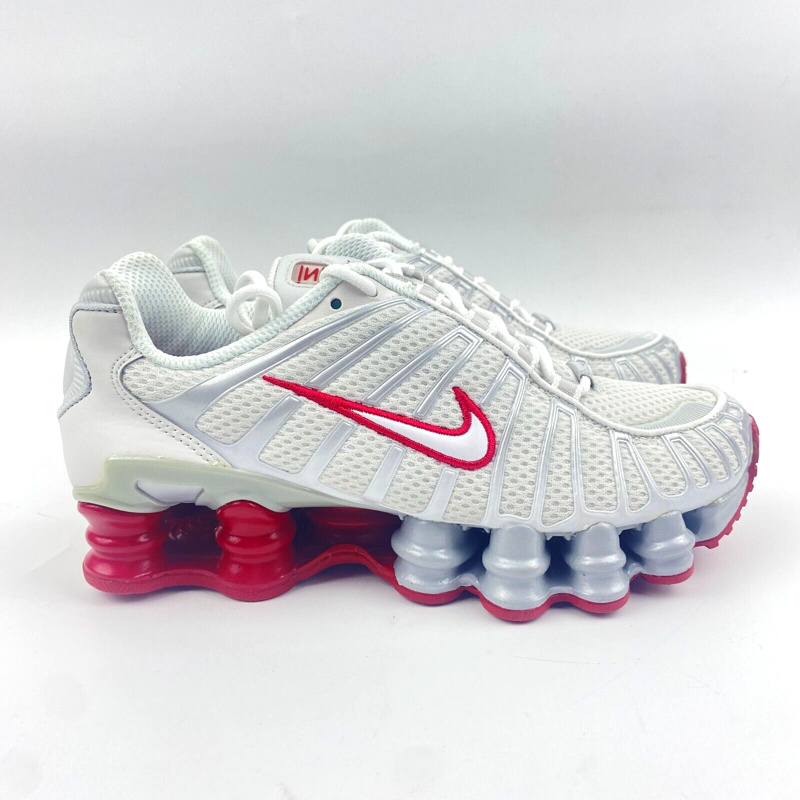 Nike Shox TL Platinum Tint Gym Red White Silver Grey FZ4344 Nike Shox TL Platinum Tint Gym Red White Silver Grey FZ4344