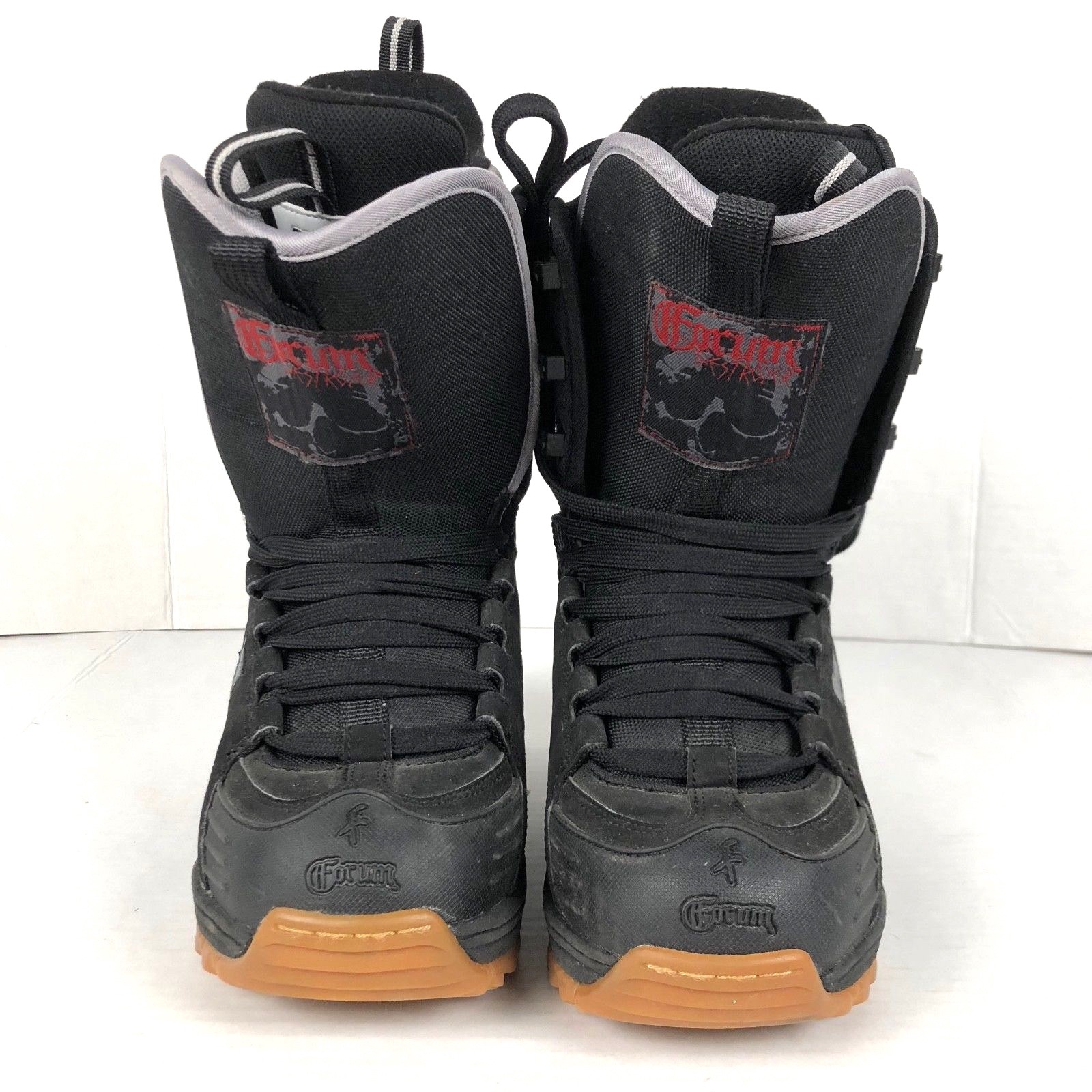 Forum Destroyer Snowboard Shoes Boots Black Men size 5