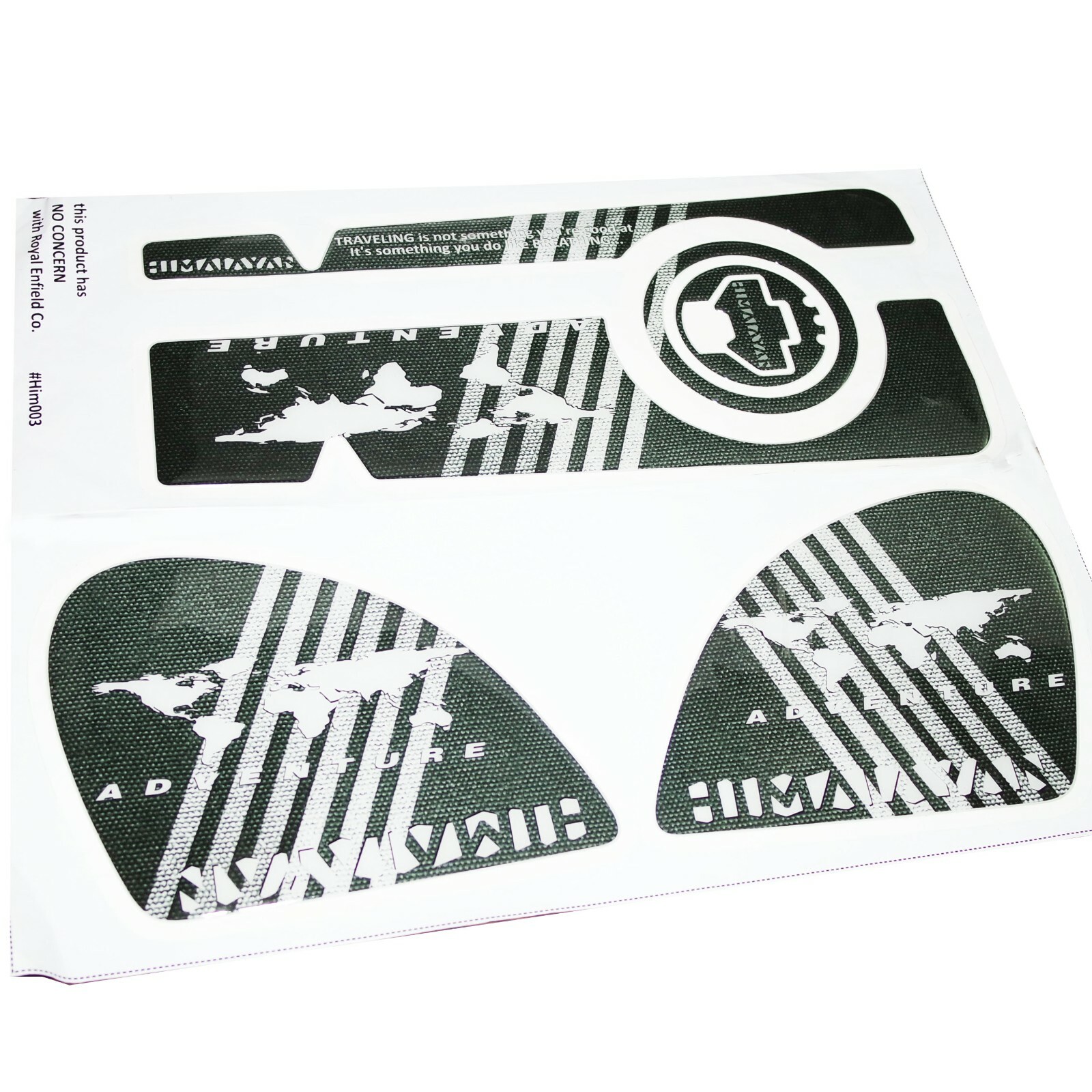 Fits Royal Enfield Himalayan Fuel Tank Cap Pad Sticker Protector Decal Set  