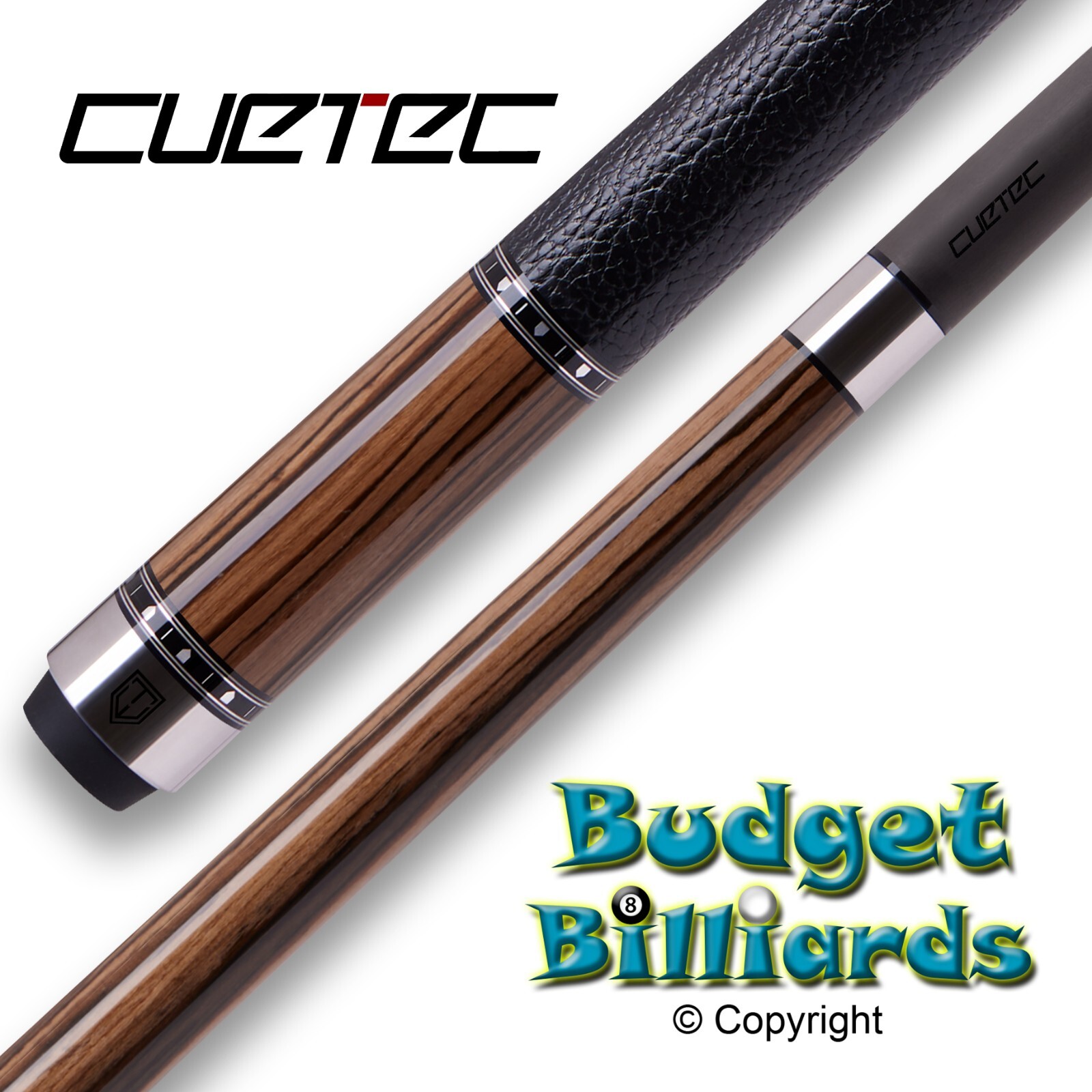 Cuetec Cynergy Truewood Ebony CT104LTW - Leather - 11.8 or