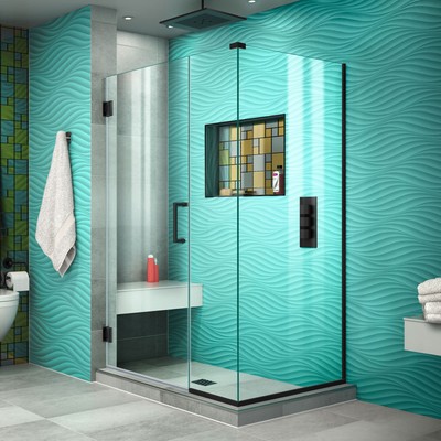 DreamLine SHEN-24415300 Unidoor Plus 41 1/2 in. W x 30 3/8 in. D - Black