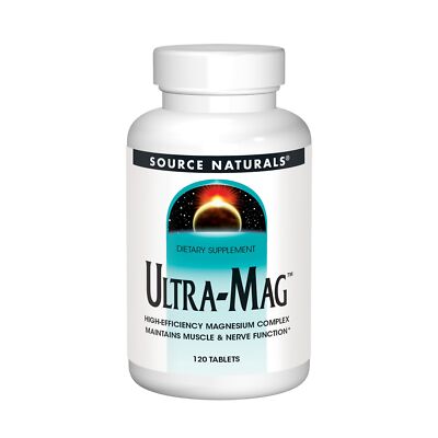 Source Naturals, Inc. Ultra-Mag Hi Efficiency Magnesium 120 Tablet