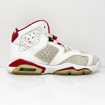 

Nike Boys Air Jordan 6 384665-113 Белые кроссовки для баскетбола 5,5 лет, Белый, Air Jordan 6