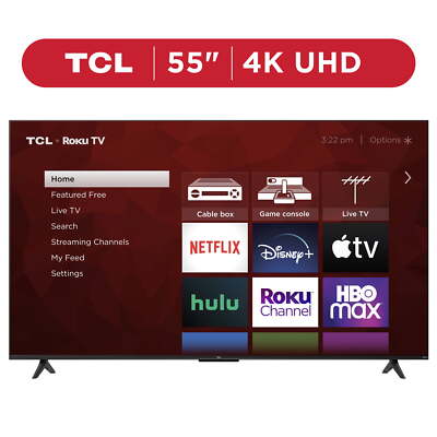 55  Class S4 (55S451) 4K UHD HDR Smart TV with Roku TV