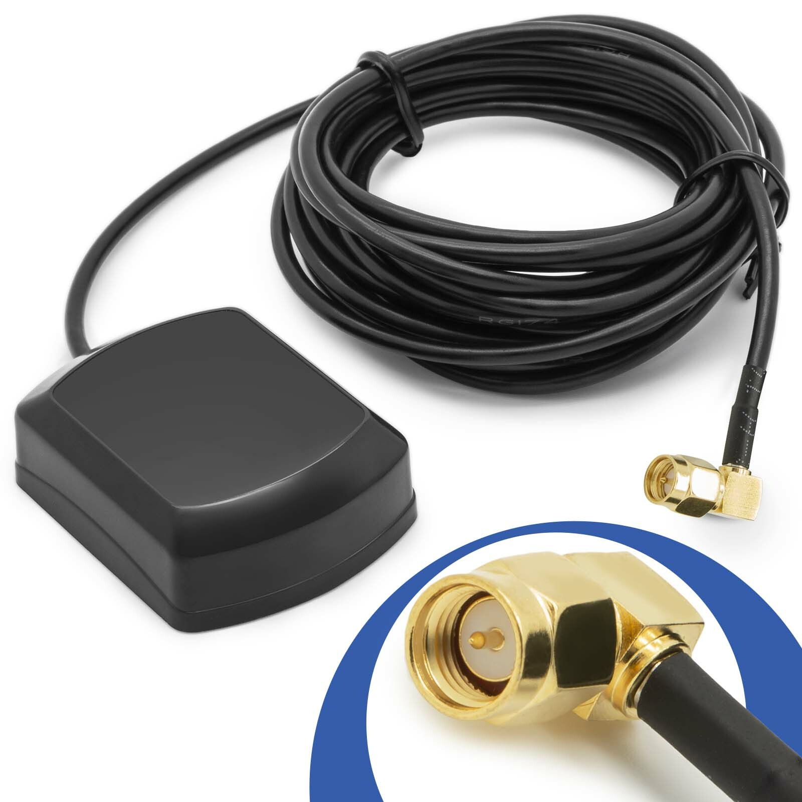 GPS SMA Antenne Navi Kabel 3m Auto Radio Navigation Adapter Magnet KFZ PKW