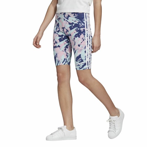 [GL6350] Женские короткие тайтсы Adidas Originals Tie Dye