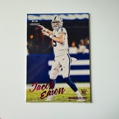 2020 Panini Luminance Football #208 Jacob Eason RC Pink