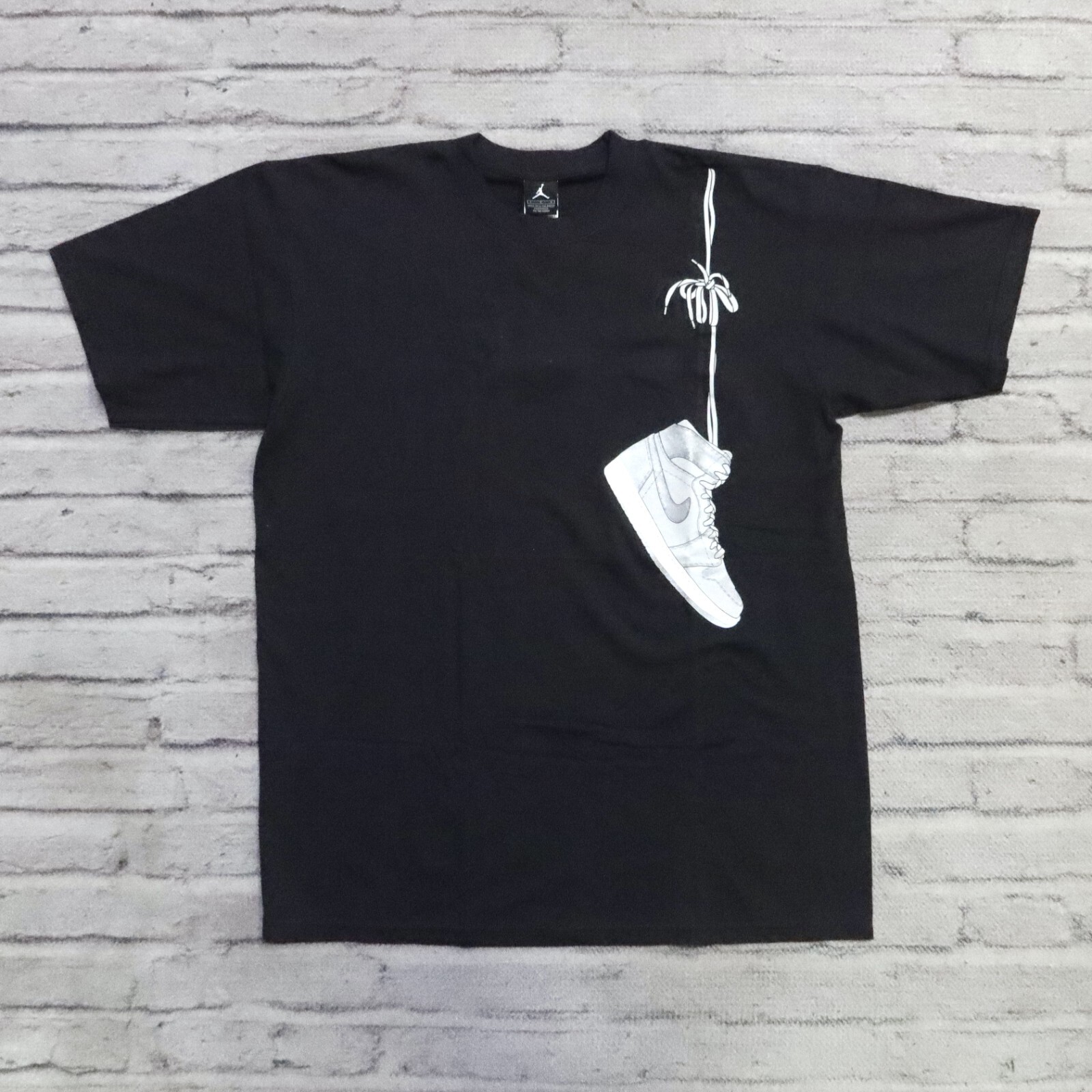 Vintage Y2K Nike Air Jordan 1 Shoulder Lace Shirt Size L
