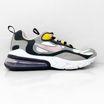

Nike Boys Air Max 270 React BQ0103-017 Серые кроссовки для бега, размер 5,5 лет, Серый, Air Max 270 React