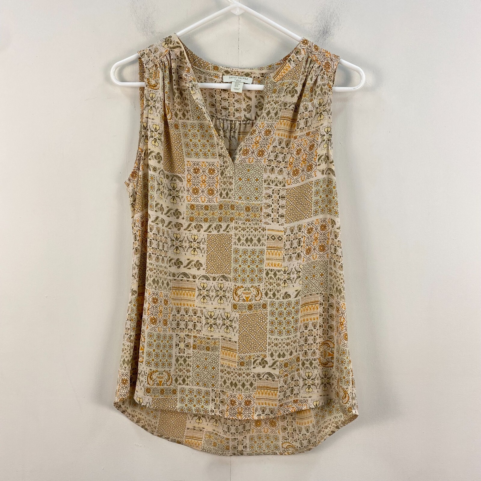 Sleeveless St Tropez Top in Animal Sleeveless St Tropez Top in Animal