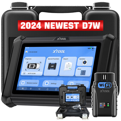 XTOOL 2024 D7W Wireless Wifi Bidirectional Car Diagnostic Scanner Tool CAN FD