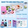 LET'S RESIN Epoxy Resin Kits and Molds Complete Set, 16oz Resin Art Kit with Silicone Molds, Pigment, Dried Flowers, Crafts for Adults, Beginners, Art Supplies for DIY Lovers, DIY Gift for Women