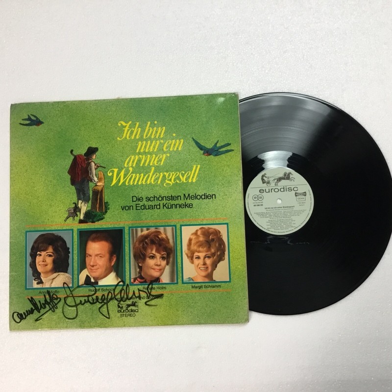 Ich Corbeille Nur Ein Wandergesell DÃ©DicacÃ© Par Anna Moffo & Rudolf Schock Lh80